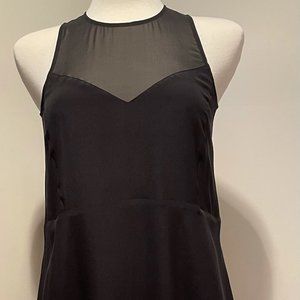 Madewell Black Silk Dress